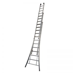 driedelige ladder staand
